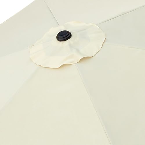 Aktive 61115 - Ombrellone Esagonale Antivento Per Esterni Da Giardino E Terrazza | Altezza 2,4 M | Protezione UV50 | Telaio In Alluminio, Facile Da Piegare E Installare | Ombrelloni Da Terrazza - 8