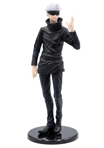 Image of Gojo Action Figure 21.5 CM Anime Figurine | Jujutsu Kaisen Gojo Satoru Statue | Premium PVC Collectible Figure | Desk Car Decor Toy | Anime Merchandise Gift for Fans Boys Girls (Gojo 21.5)