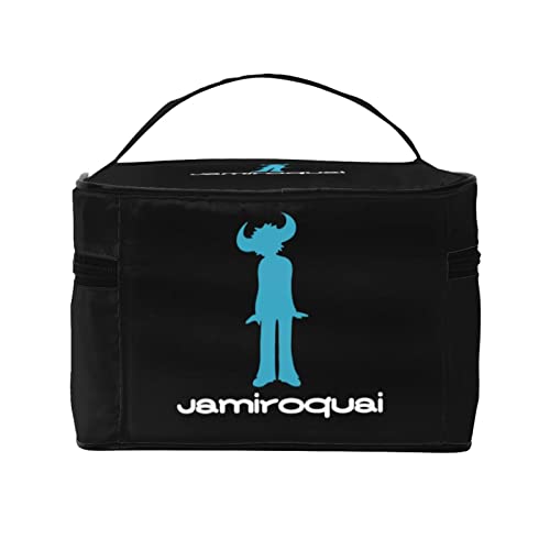 メイクポーチ 化粧ポーチ かわいい ジャミロクワイ バンド コスメポーチ ファスナーポーチ 化粧ケース ウォッシュバッグ メイクボックス 収納ポーチ バニティケース トラベルポーチ トイレタリーバッグ 旅行 おしゃれ 充電器ポーチ 女性用 軽量 普段使い