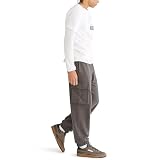 AEROPOSTALE Men's Essential Cargo Cinch, Raw Iron, Large