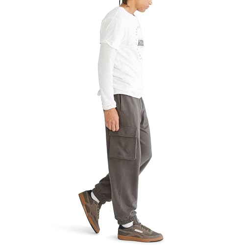 AEROPOSTALE Men's Essential Cargo Cinch, Raw Iron, Large