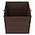 Casafield Set of 12 Collapsible Fabric Cube Storage Bins, Brown - 13" Foldable Cloth Baskets for Shelves, Cubby Organizers & More