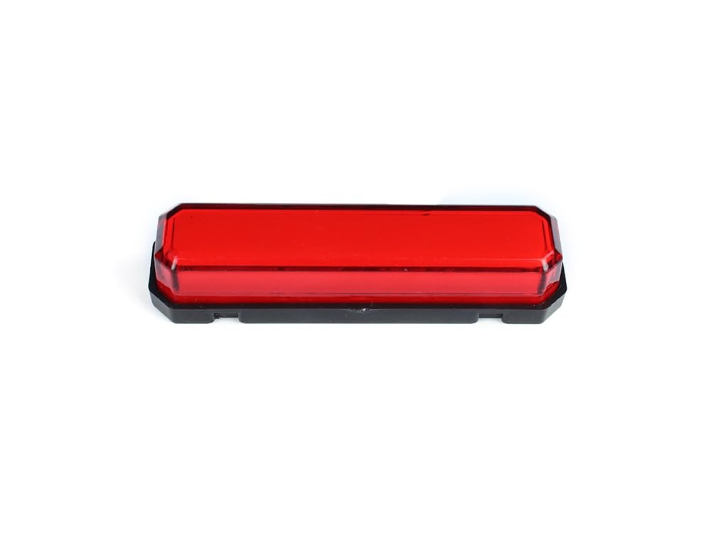 Generisch 10x NEON Rote Begrenzungsleuchten Seitenmarkierungsleuchten 12V 24V Positionsleuchten für LKW, Anhänger, Wohnmobil, Wohnmobil, Pickup, Traktor, LKW, SUV, Boot