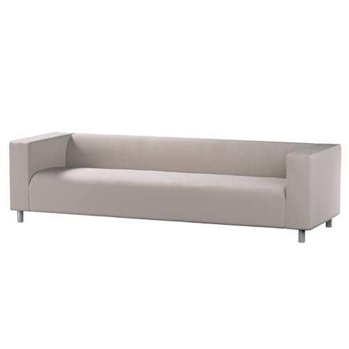 Dekoria Funda de sofá de repuesto Klippan 4 plazas funda modelo Klippan terciopelo beige
