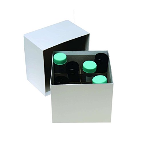 Image of Argos R3021 Cryo /Freezer Box 16 Cell Divider for 50mL Tube, 5-3 /8 inch Length x 5-3 /8 inch Width x 2-6 /8 inch Height (Pack of 12)