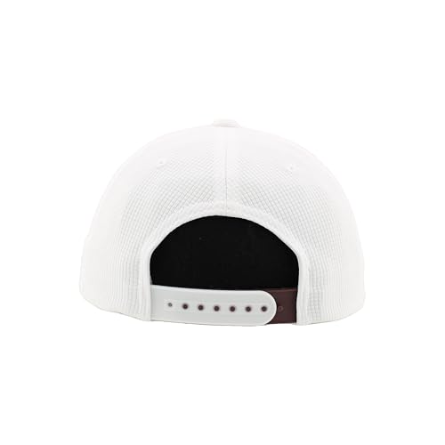 Casquette rope hat NCAA blanche aux finitions soignées style vintage
