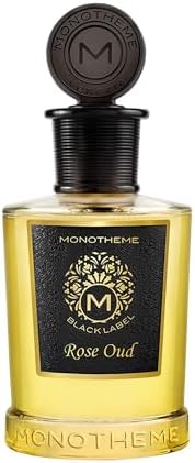 Monotheme Rose Oud EDP Perfume for Men & Women โ Long-Lasting Luxury Amber Floral Fragrance with notes of Rose, Lemon & Patchouli โ Gift for Men & Women โ 100 ml