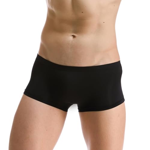 Men's Ice Silk Boxer Briefs Low Rise Bulge Enhancing Short Underwear Ultra-Thin Satin Transparent Boxer Shorts2