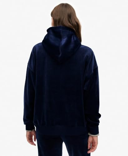 Superdry Para Mujer. W2012544A Sudadera Country Club Velour Marino (S), Casual, PoliéSter - 5