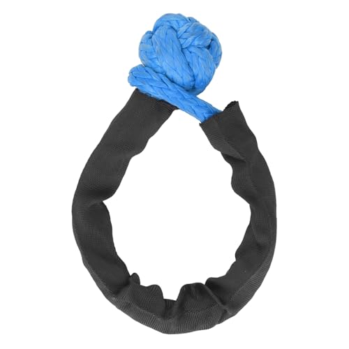 Manille souple 20mm bleu 41000 lbs pour remorquage camion et SUV