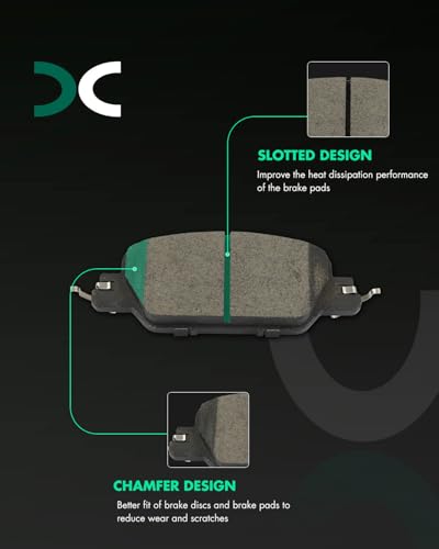 Image of SCITOO D1521 D2037 8PCS Front and Rear Ceramic Brake Pad Sets | Fit 2020-2022 For Honda For For CR-V 2.0L