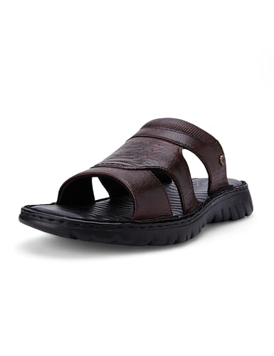 Lee Cooper LC9259C Men's Premium Leather Sandals | Genuine Leather Sandals_LC9259CBORDO_39EU / 5UK