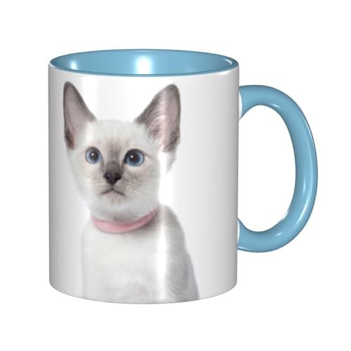 マグカップ シャム猫 可愛い ネコ 陶器 食器 コーヒーカップ 男女兼用 子供 創意コップ おもしろい おしゃれ 可愛い プレゼント ギフト
