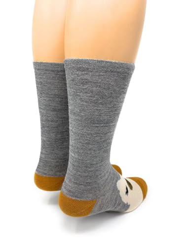 WARRIOR ALPACA SOCKS - Cozy Alpaca Wool Fun Novelty/Camp Socks for Men & Women | Soft, Warm, Hypoallergenic | 1 Pair2