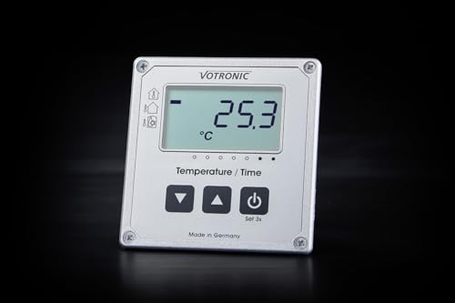 Preisvergleich Produktbild VOTRONIC 1253 LCD-Thermometer / Uhr S Anzeige