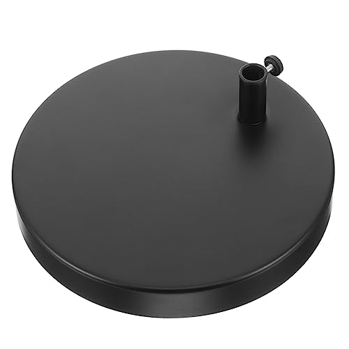 DIYEAH Soporte de la lámpara de mesa de hierro forjado industrial lámpara de mesa con brazo oscilante viviendo trabajar portalámparas Reemplazo de base de lámpara de escritorio. Negro