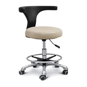 LULUMAIC Laborstuhl Sattelstuhl mit Rollen