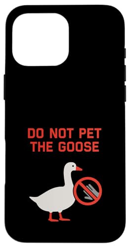 Funny Goose Meme Caos Honk Certificado Tonto Angry Goose Carcasa para iPhone 16 Pro MAX