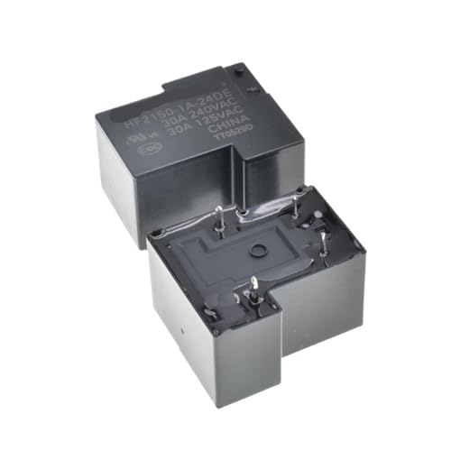 Relais HF2150-1A 12V anti-arc électrique, lot de 5 interrupteurs PCB 30A pour fortes charges