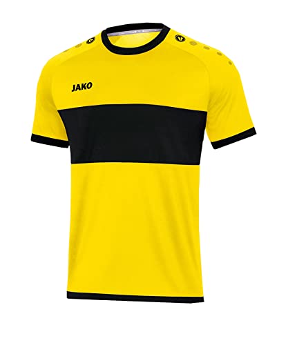 JAKO Herren Trikot Boca (Kurzarm), Citro/Schwarz, L