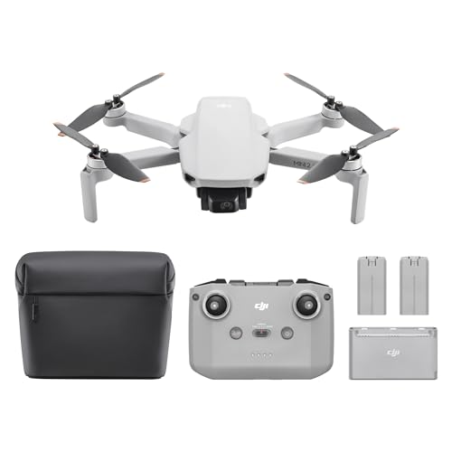 DJI Mini 2 SE Fly More Combo, Mini Drone with 10km Video Transmission, 3 Batteries for 93 Mins Max Flight Time, Under 249 g, QHD Video, Auto Return to Home, QuickShots, Drone with Camera for Beginners