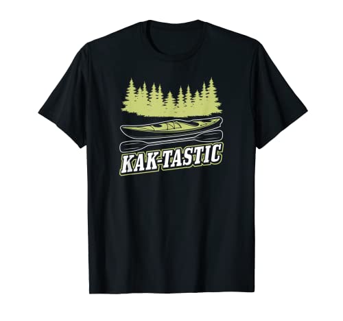 Kak-Tastic Kaktastic Divertente Carino Whitewater River Lake Kayak Maglietta