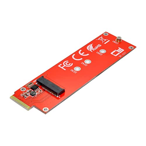 ChenYang CY M-Key 4X NVMe NGFF SSD Host Adapter to Ruler 1U GEN-Z EDSFF Short SSD E1.S Carrier Adapter, NVMe NGFF M-Key to EDSFF