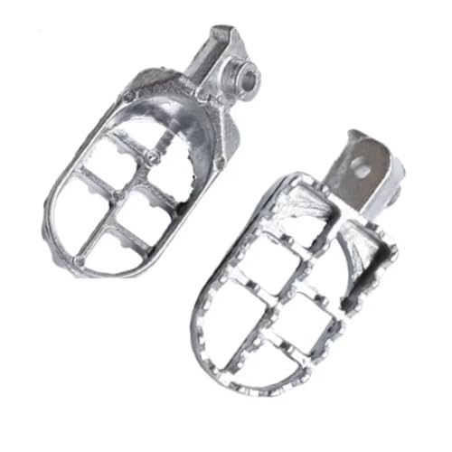 Repose pieds moto hors route blanc pw50 tw200 crf50 1 paire