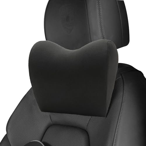 ZPPLD Car Neck Pillow in Memory Foam, Black