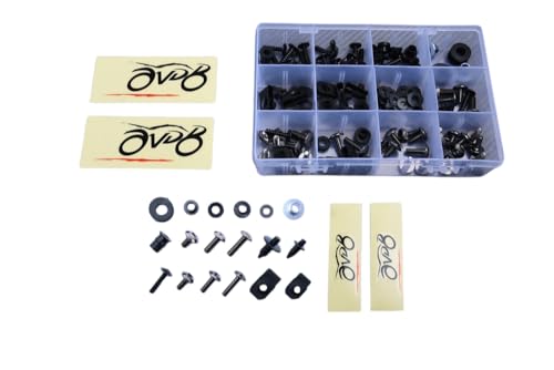 Kit visserie carénages M5 M6 pas cher pour moto Kawasaki ZZR 1200 visserie titane 2002-2005