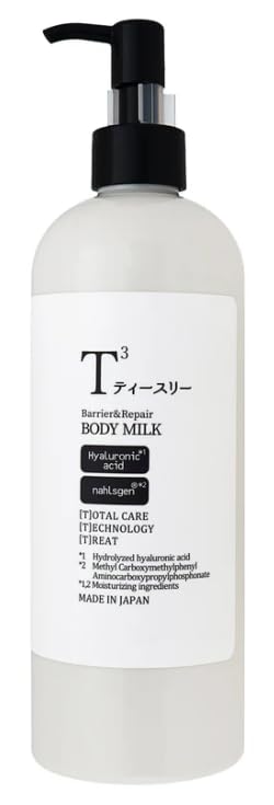 Amazon | T3バリア＆リペア ボディミルク 本体 400ml | ノーブランド品
