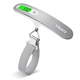 Bilancia Per Valigie Elettronica fino a 50kg, Pesa Bagagli da Viaggio Digitale ad Alta Pre...
