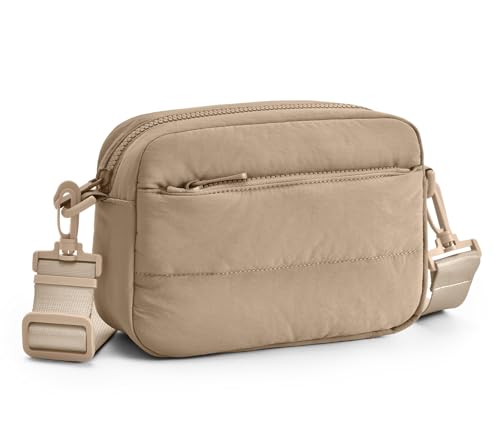 Lightweight Nylon Crossbody Bag With Wide Adjustable Strap