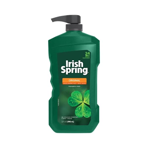 Irish-Spring-Mens-Body-Wash-Pump-Original-32-Fluid-Ounce Irish Spring Men's Body Wash Pump, Original - 32 Fluid Ounce