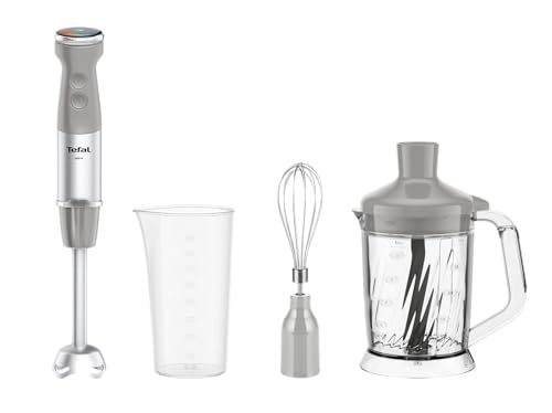 Tefal Quickchef + batidora de mano, tecnología Powelix Blade, XL 5 en 1, modo silencioso, HB67MB30