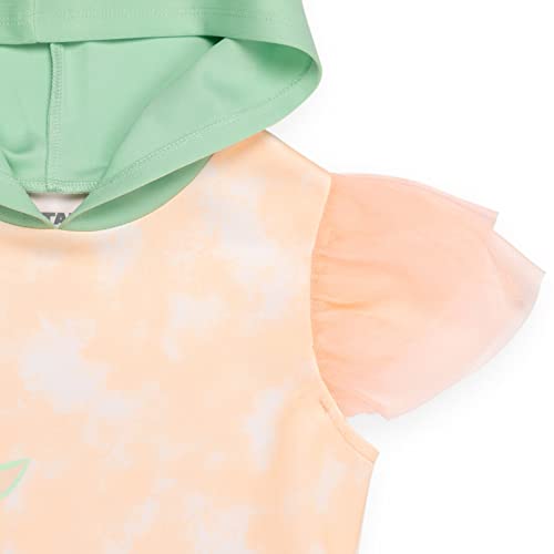 Star Wars The Child Big Girls Cosplay Costume Short Sleeve Dress Tie Dye Pink 14-16 #TOP4