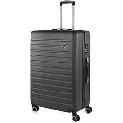 SKPAT - Maletas de Viaje Grandes 23 Kilos - Maleta Grande de Viaje Rígida 4 Ruedas - Maletas Grandes de Viaje de ABS Resistente y Ligera 175270, Antracita