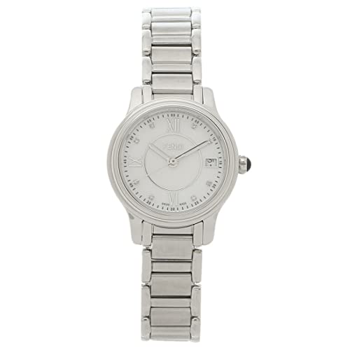 [�t�F���f�B]���v ���f�B�[�X �N���V�R���E���h 26mm �N�H�[�c �z���C�g �V���o�[ FENDI F255024500D1 �X�e�����X A4�Ή� [���s�A���i]