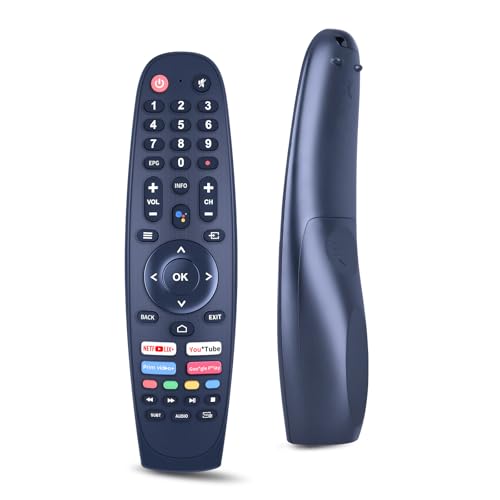 RYQIF Télécommande de rechange pour Caixun TV EC32V2HA EC40V2FA, pour Blaupunkt pour ARRQW Pas de sortie vocale