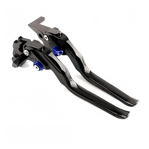 Levier de frein de moto anti-fatigue réglable Daytona 660 bleu