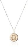 14k Rose Gold Initial Pendant Necklace, 18