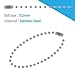 Ball Chain Number 6 Connectors Stainless Steel 50 Count