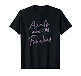 Disney Minnie Mouse Aunts Are Fabulous Purple Text T-Shirt
