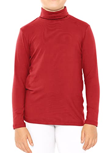 Image of STRETCH IS COMFORT Girl's Oh So Soft Long Sleeve Turtleneck | Youth Size 2-16
