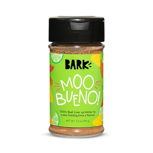 Image of Barkbox Moo Bueno! Beef Liver Dry Dog Food Topper | High Protein Meal Enhancer for Large & Small Breeds | Sprinkle Over Any Kibble