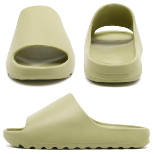Image of Shoquis Cloud Slides Sandals for Women Men, Pillow Slippers,Open Toe Garden Shoes,sandals women,Drying Soft Lightweight Shower Shoes for Indoor and Outdoor