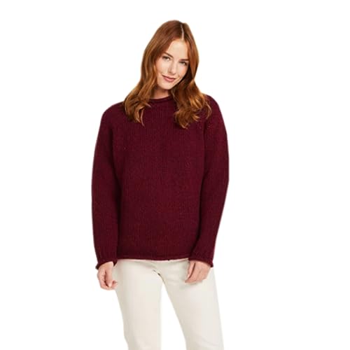 Image of Aran Woollen Mills Roll Neck Sweater for Women