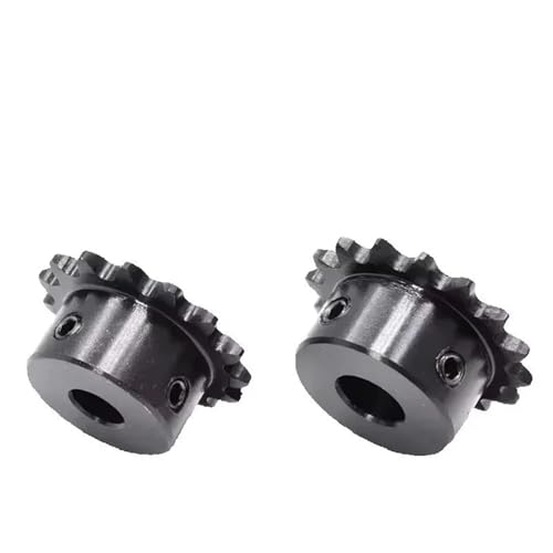 04C Industrial Sprocket 45# Steel 15/16/17/20Teeth Bore 5-18mm ​Pitch 6.35mm 1Pcs(15mm,15 Teeth)