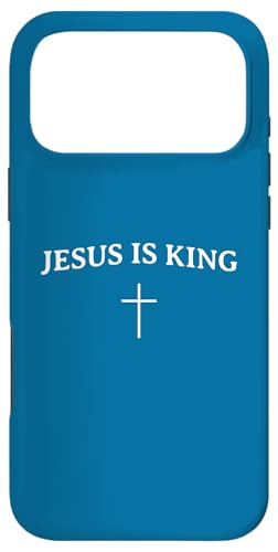Jesus Is King �~�j�}���N���X �V���v���ȃf�U�C�� �@���I�M�� �X�}�z�P�[�X iPhone 17 Pro Max �p