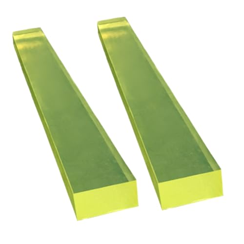 Polyurethane Square Rods 500mm 20x20mm-100mm High Elasticity Urethane PU Bar Rubber Rod Plastic Sticks Shock Absorbing Seal for Industrial Machinery Parts Home DIY(20 * 55 * 500mm(2pcs))